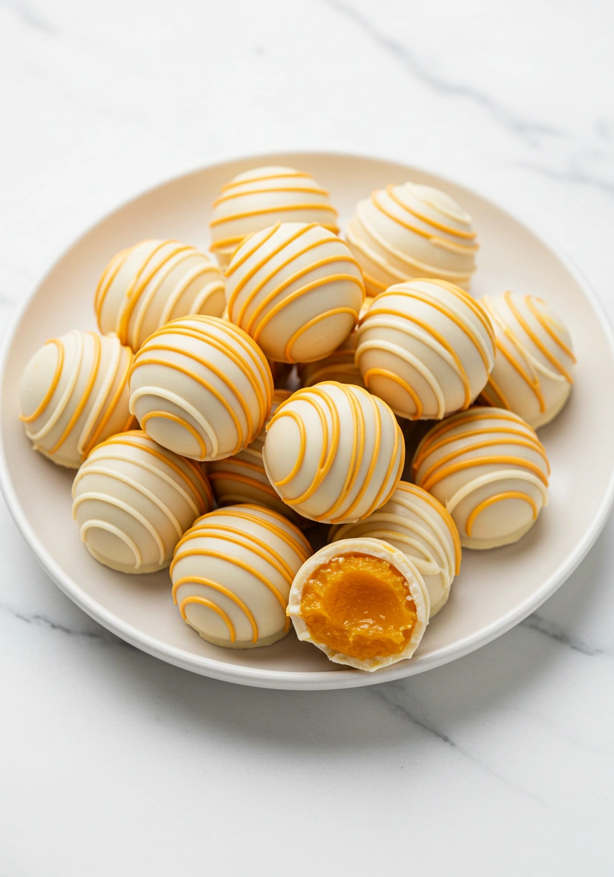 Orange Creamsicle Truffles - tertiary view